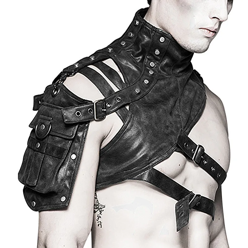 Leather Work Jacket - سترة Steampunk من الجلد في العصور