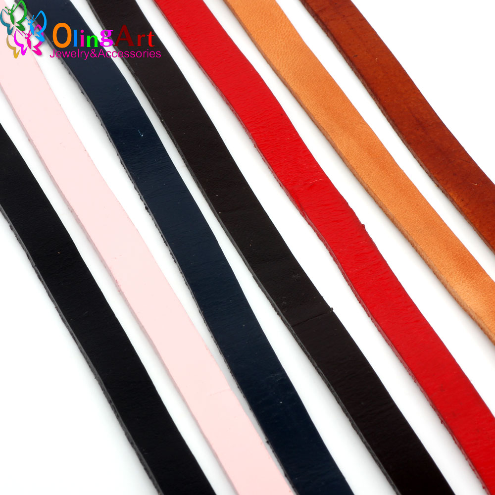 Leatherwork Diy - OlingArt 10*2 مللي متر 1 ياردة/مجموعة