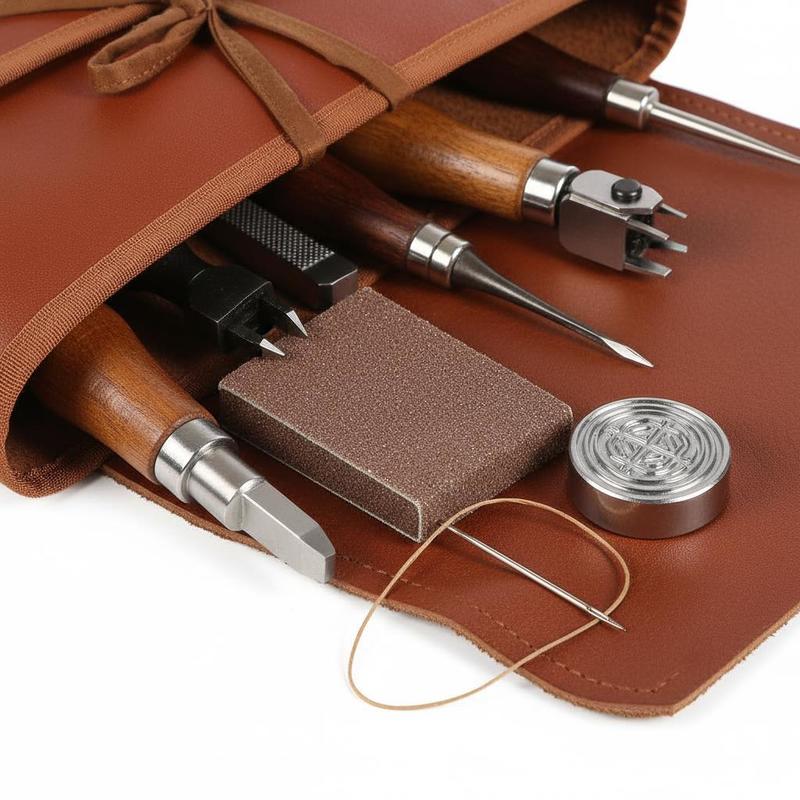 72 قطعة من مستلزمات الحرف الجل - مراجعة Leather Workshop وسعره