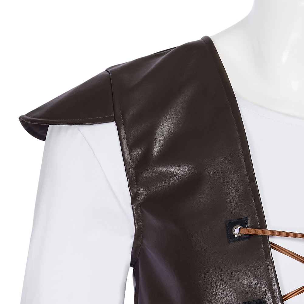 Shrek أزياء تنكرية قبعة خضراء  - مراجعة Leather Work Vest وسعره