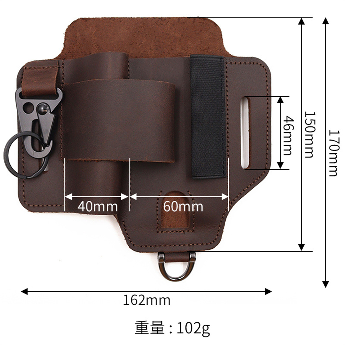 EDC أداة تكتيكية الحافظة البري - مراجعة Leather Workshop وسعره
