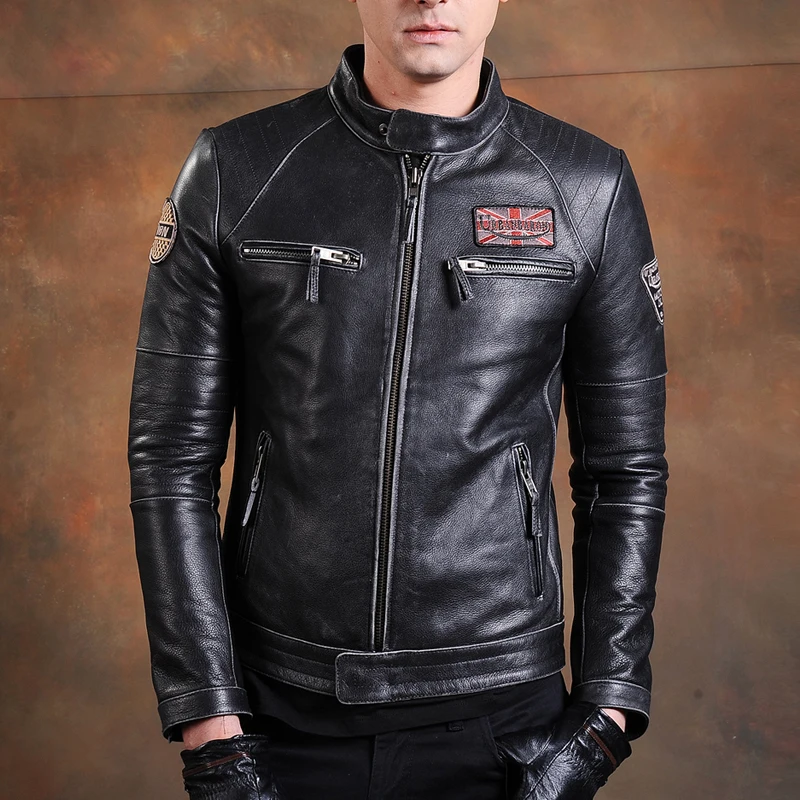 جاكيت لراكبي الدراجات من الجلد - مراجعة Leather Work Jacket وسعره