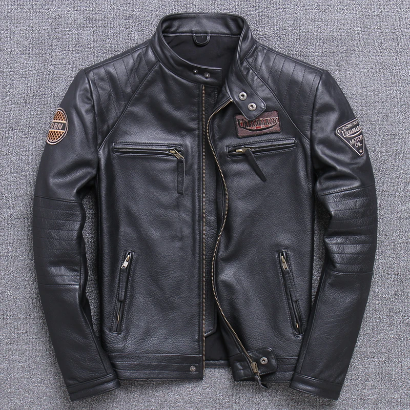 جاكيت لراكبي الدراجات من الجلد - مراجعة Leather Work Jacket وسعره
