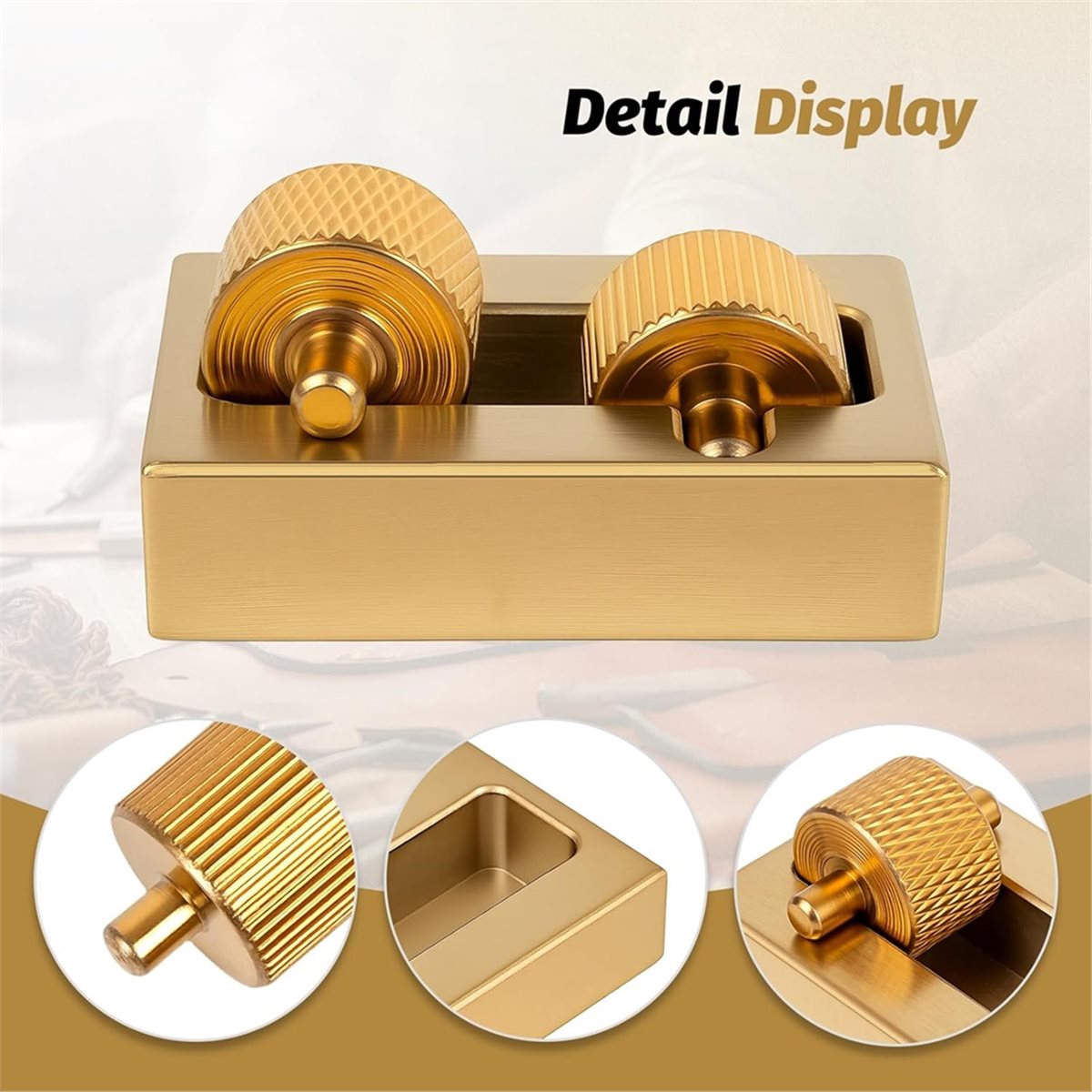 أداة تشطيب حواف الجلد المعدنية - مراجعة Leatherwork Roller وسعره