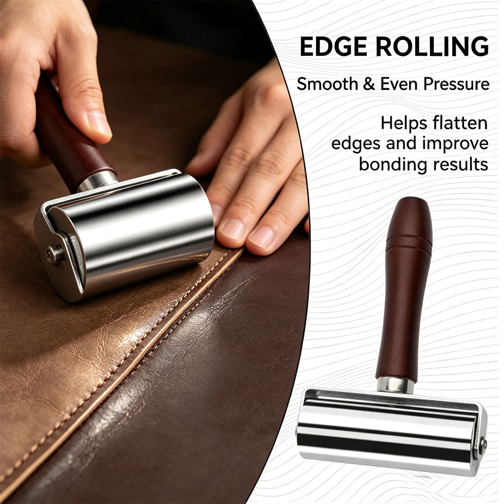 أداة تدليك الجلد، أداة تثبيت ا - مراجعة Leatherwork Roller وسعره