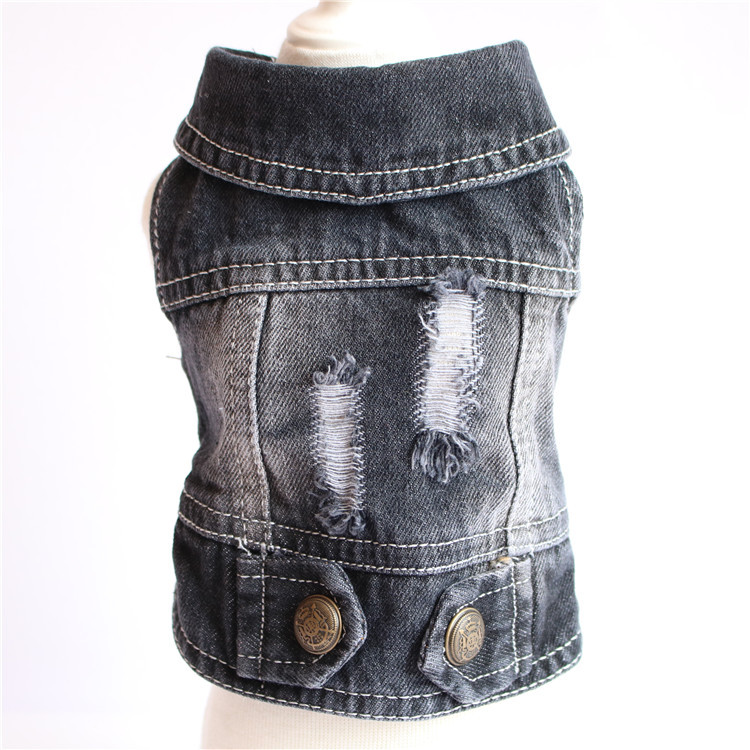 الجملة ملابس الحيوانات الأليفة - مراجعة Leather Work Vest وسعره