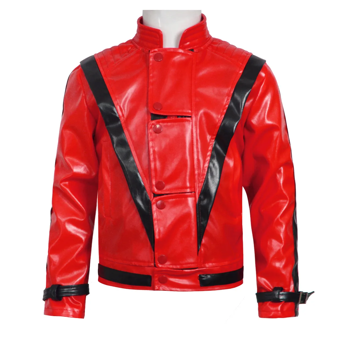 جاكيت جلد أحمر مخيف من مايكل ج - مراجعة Leather Work Jacket وسعره