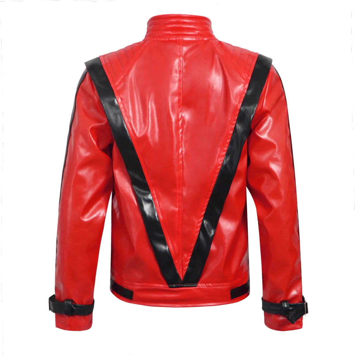 جاكيت جلد أحمر مخيف من مايكل ج - مراجعة Leather Work Jacket وسعره