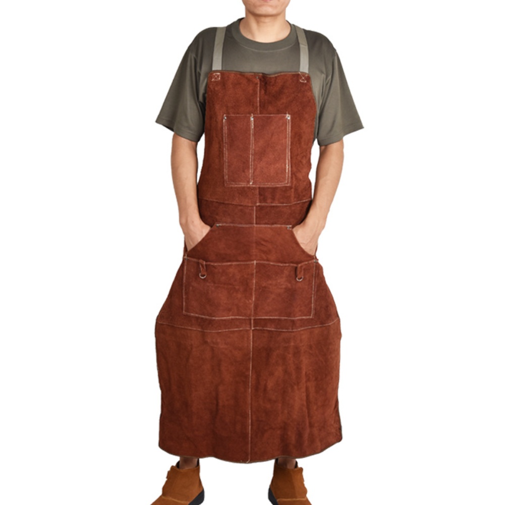 مريلة جلدية للحام والحدادة من  - مراجعة Leather Workshop وسعره
