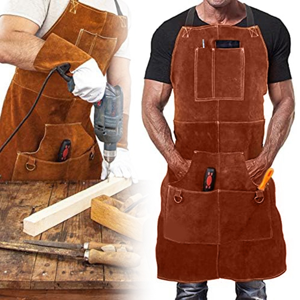 مريلة جلدية للحام والحدادة من  - مراجعة Leather Workshop وسعره