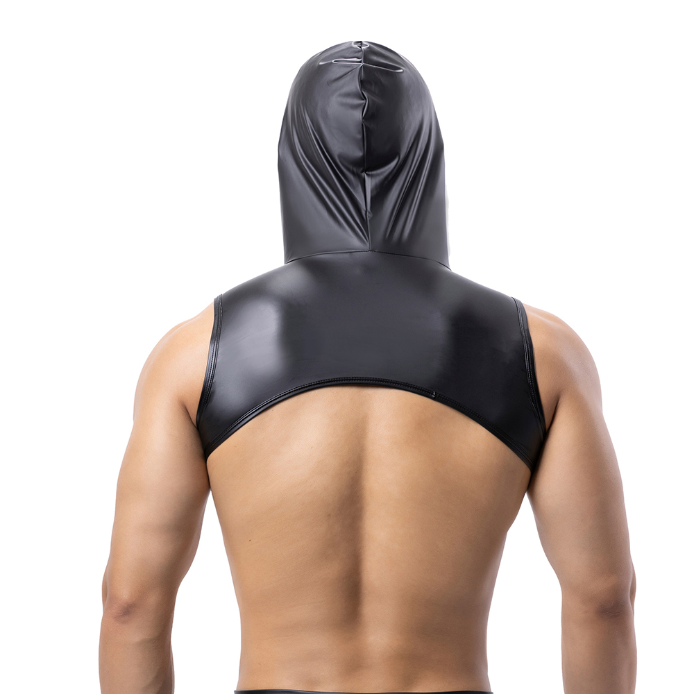 الرجال فو الجلود مقنعين اللياق - مراجعة Leather Work Vest وسعره