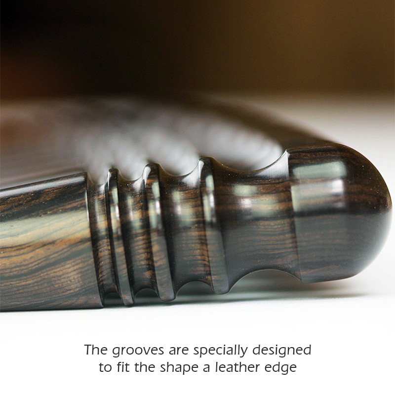 WUTA عالية الكثافة الأبنوس الخ - مراجعة Leatherwork Roller وسعره
