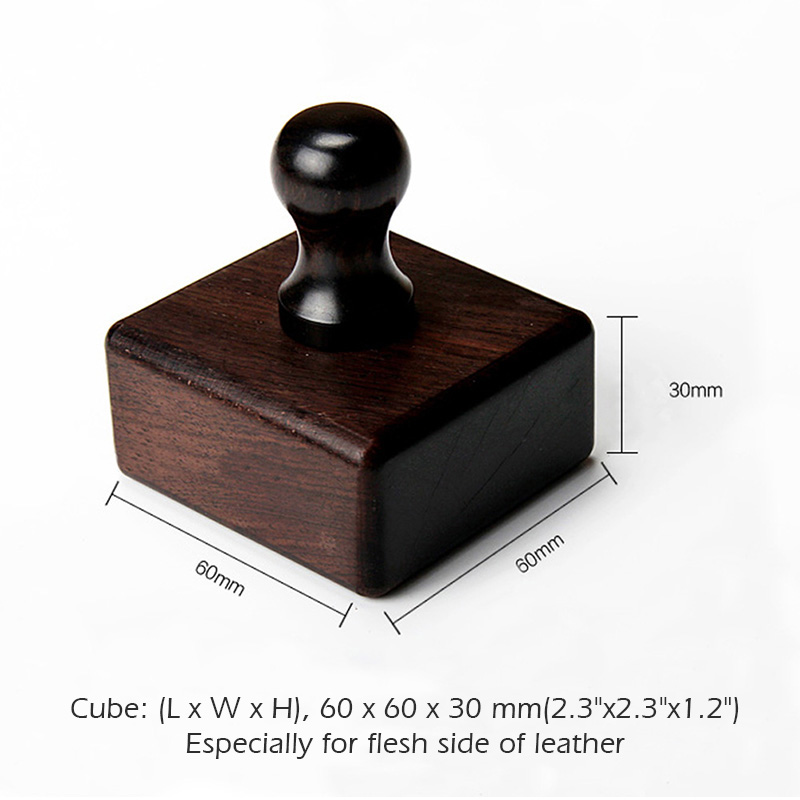 WUTA عالية الكثافة الأبنوس الخ - مراجعة Leatherwork Roller وسعره