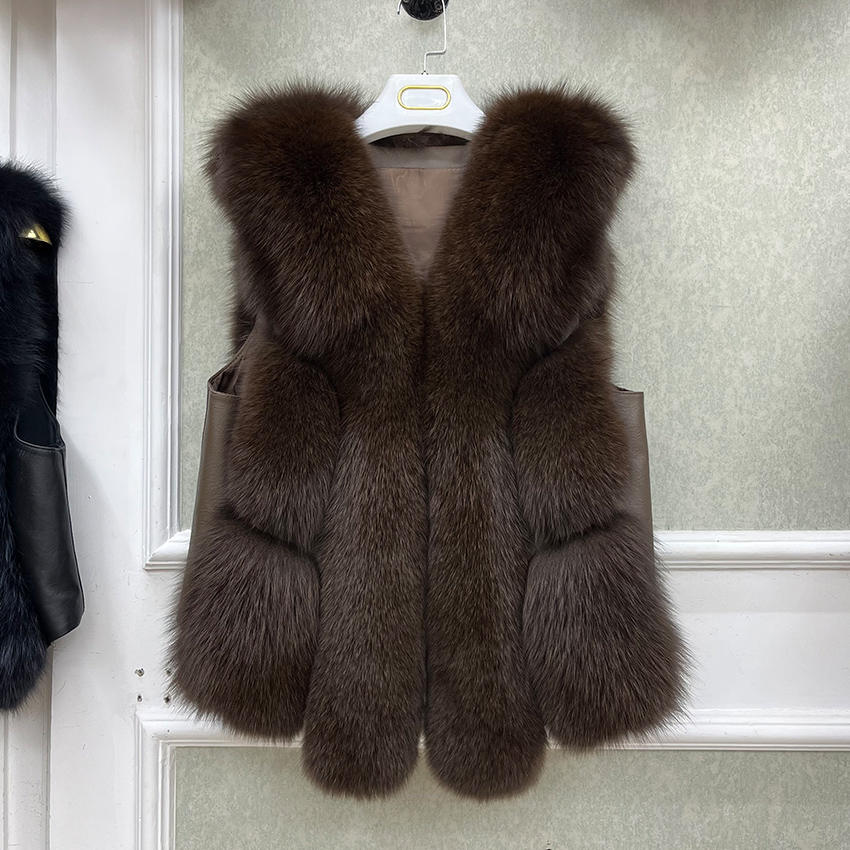 معطف نسائي دافئ جديد لخريف وشت - مراجعة Leather Work Vest وسعره