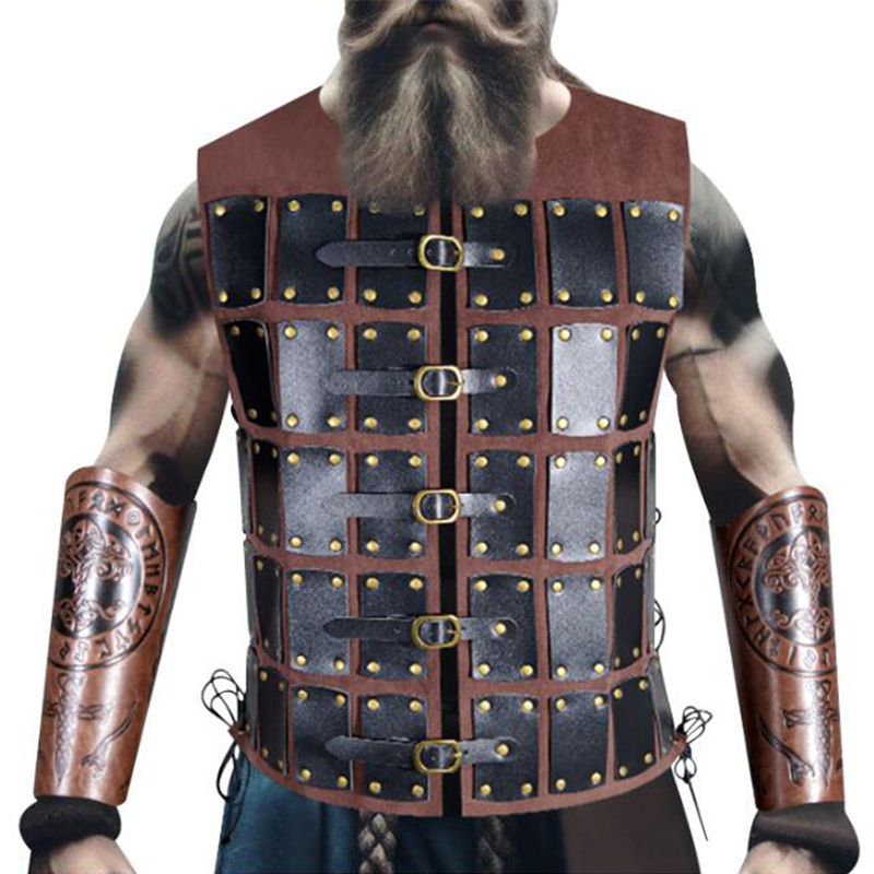 درع صدر من الجلد الصناعي على ط - مراجعة Leather Work Vest وسعره