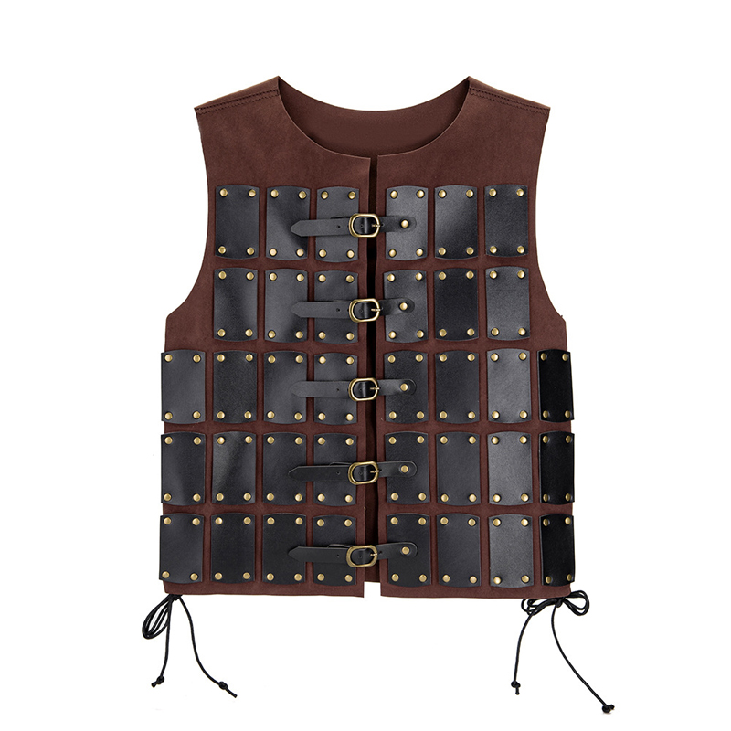 درع صدر من الجلد الصناعي على ط - مراجعة Leather Work Vest وسعره